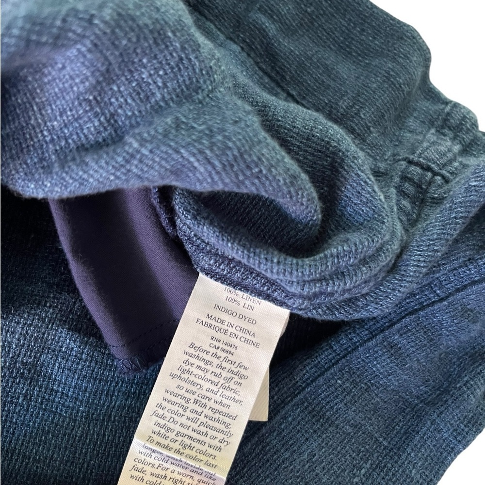 Faherty 100% Linen Gemina Dress, Size XS - Picture 10 of 12